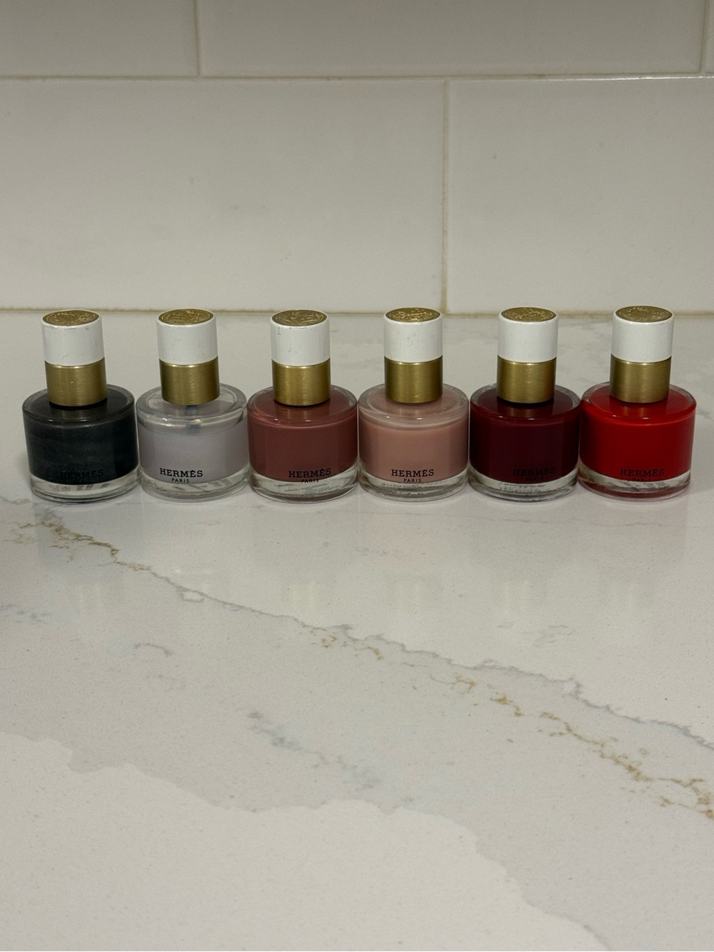 Hermes nail polish bundle